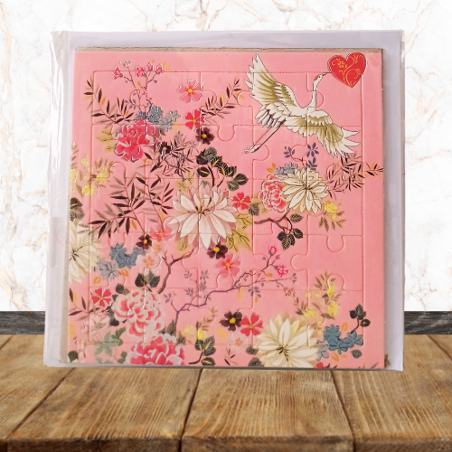 Carte Postale Puzzle + Enveloppe