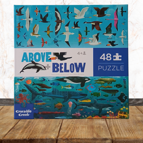 Puzzle 48 grandes pièces - Above + Below ( dessus +dessous) - 50x68 cm