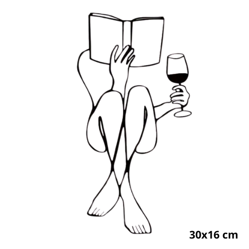 Art mural en métal sur le thème des livres