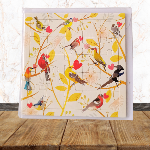 Carte Postale Puzzle + Enveloppe