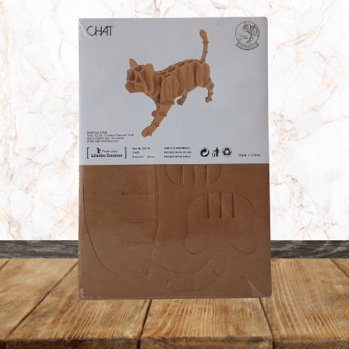 Figurine Chat à Assembler