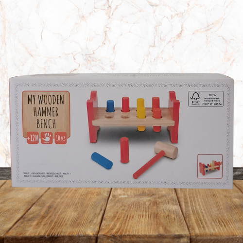 Mon Etabli Marteau en Bois - 10 pièces
