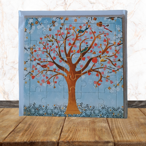 Carte Postale Puzzle + Enveloppe