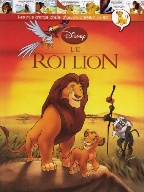 Livre occasion en très bon état - Les plus grands chefs-d’œuvre Disney en BD : Le Roi Lion