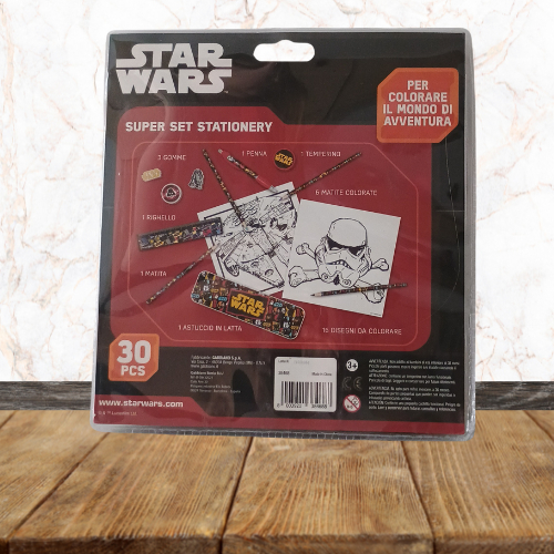 Coffret de coloriages et écritures - StarWars - 30 pièces