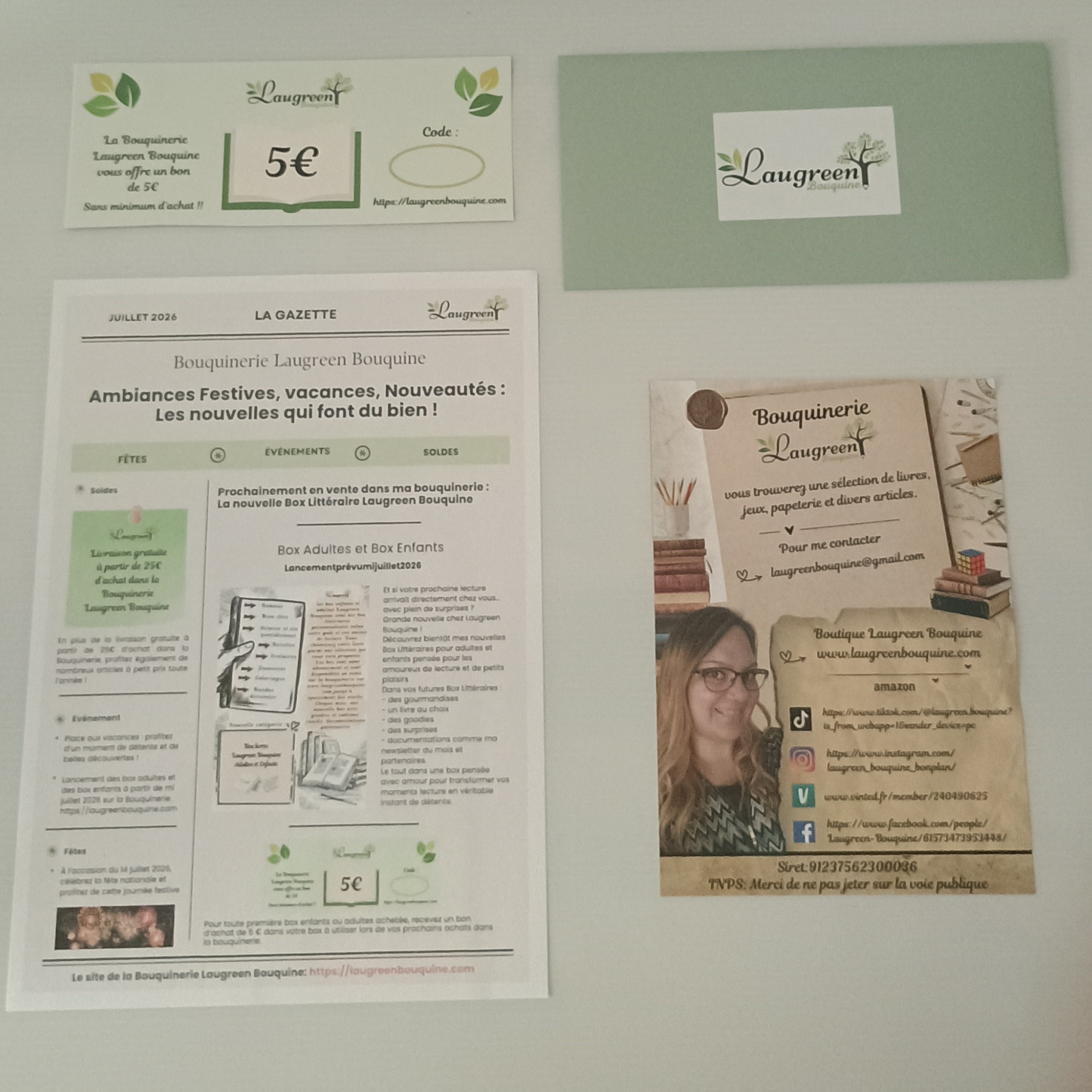 Box Livre Laugreen Bouquine -  Adulte - Juillet/Août 2026