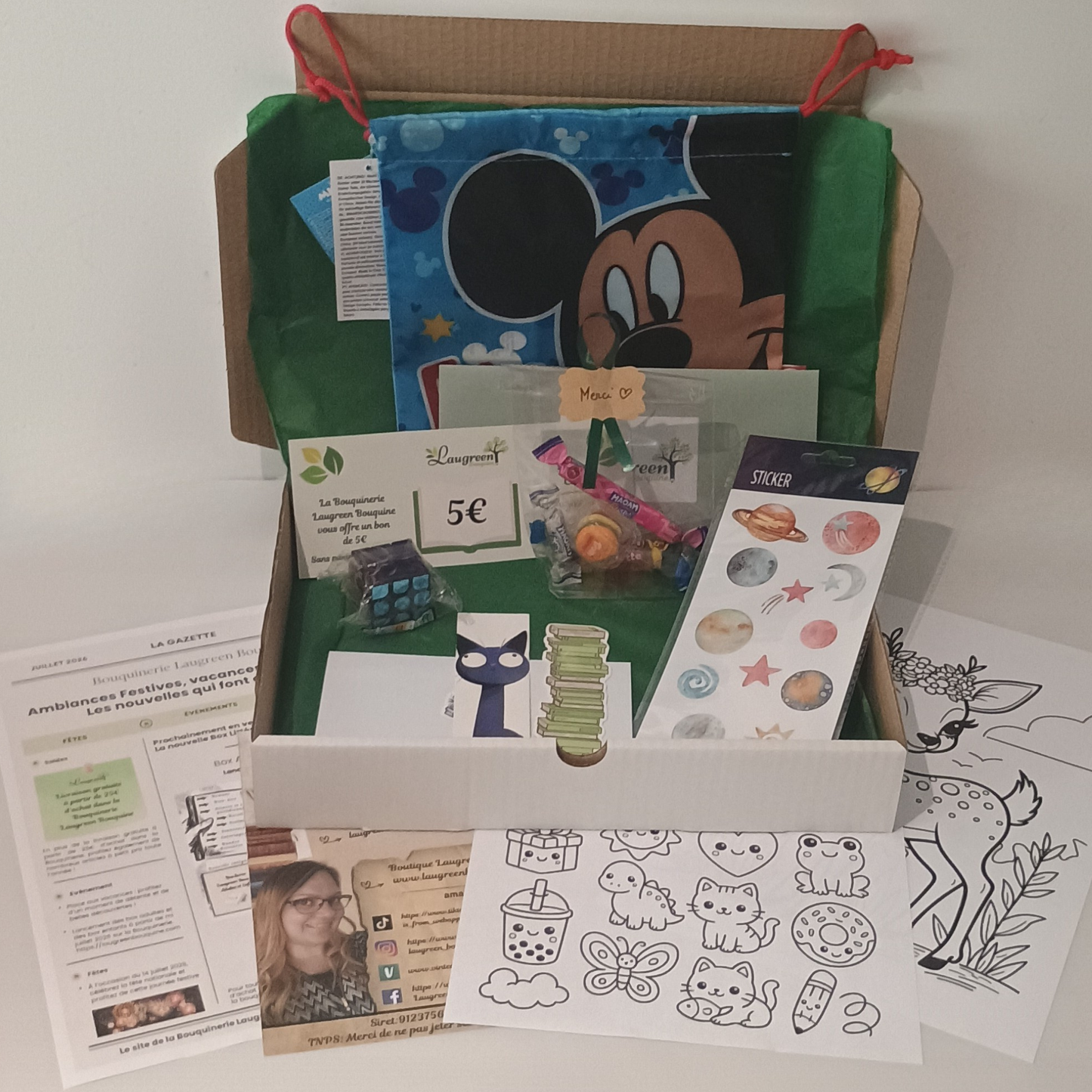 Box Livre Laugreen Bouquine - Enfant - Juillet/Août 2026