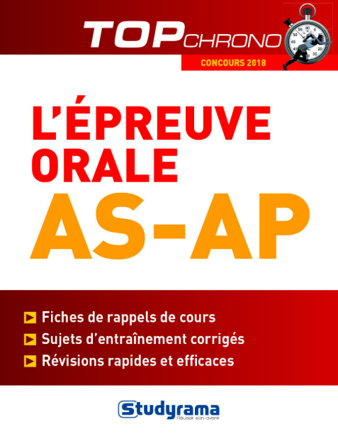 Livre Occasion - L'épreuve orale as-ap Broché