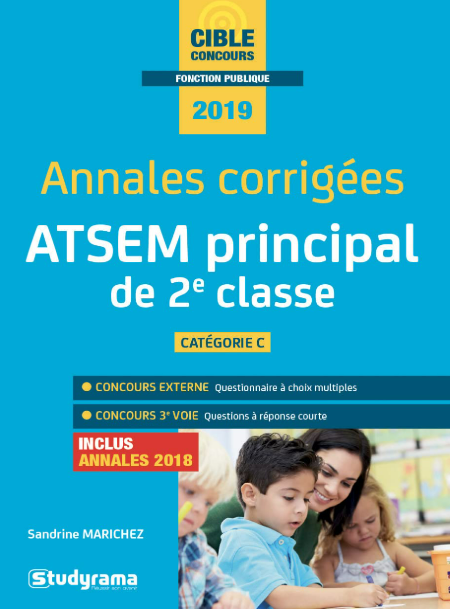 Livre Occasion - Annales corrigées atsem principal de 2e classe 2019: catégorie C