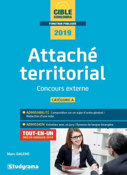 Livre Occasion - Attaché territorial - Concours externe 2019: concours Externe catégorie A