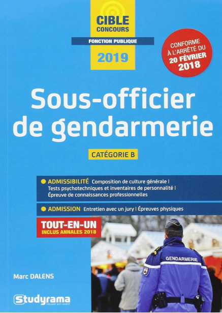 Livre Occasion - Sous-officier de gendarmerie 2019: Catégorie B 2019
